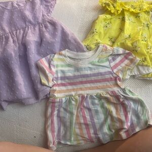 Colorful Striped Baby Dress